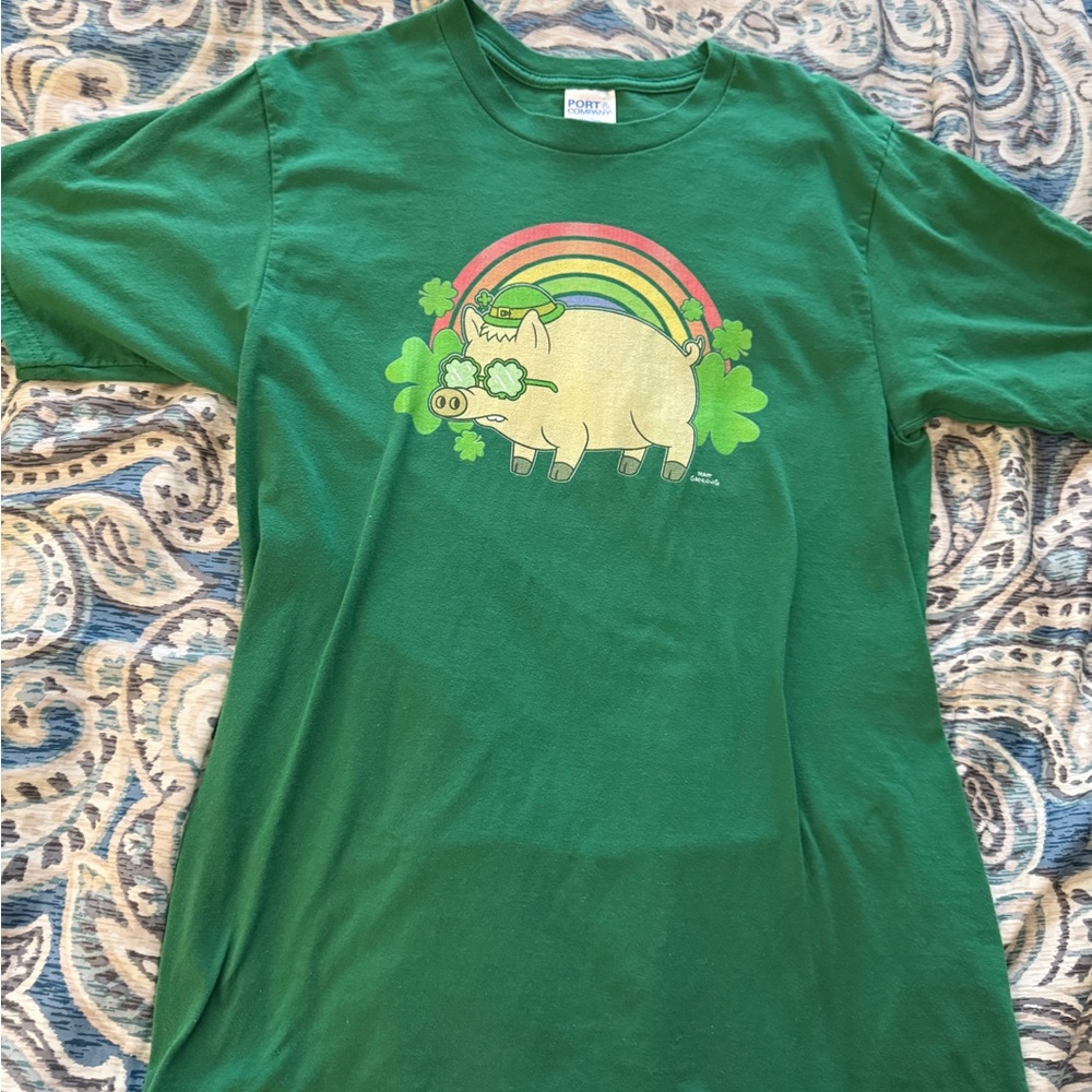 Hot Topic The Simpson’s St.Patrick’s Day Spider Pig T-Shirt size small